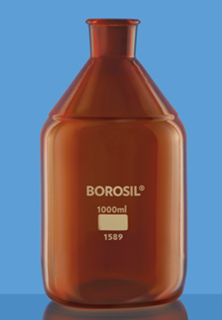 Bottles Tooled Neck Amber